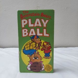 The Berenstain Bears Play Ball VHS Video Tape 1990 Kids Klassic K6382